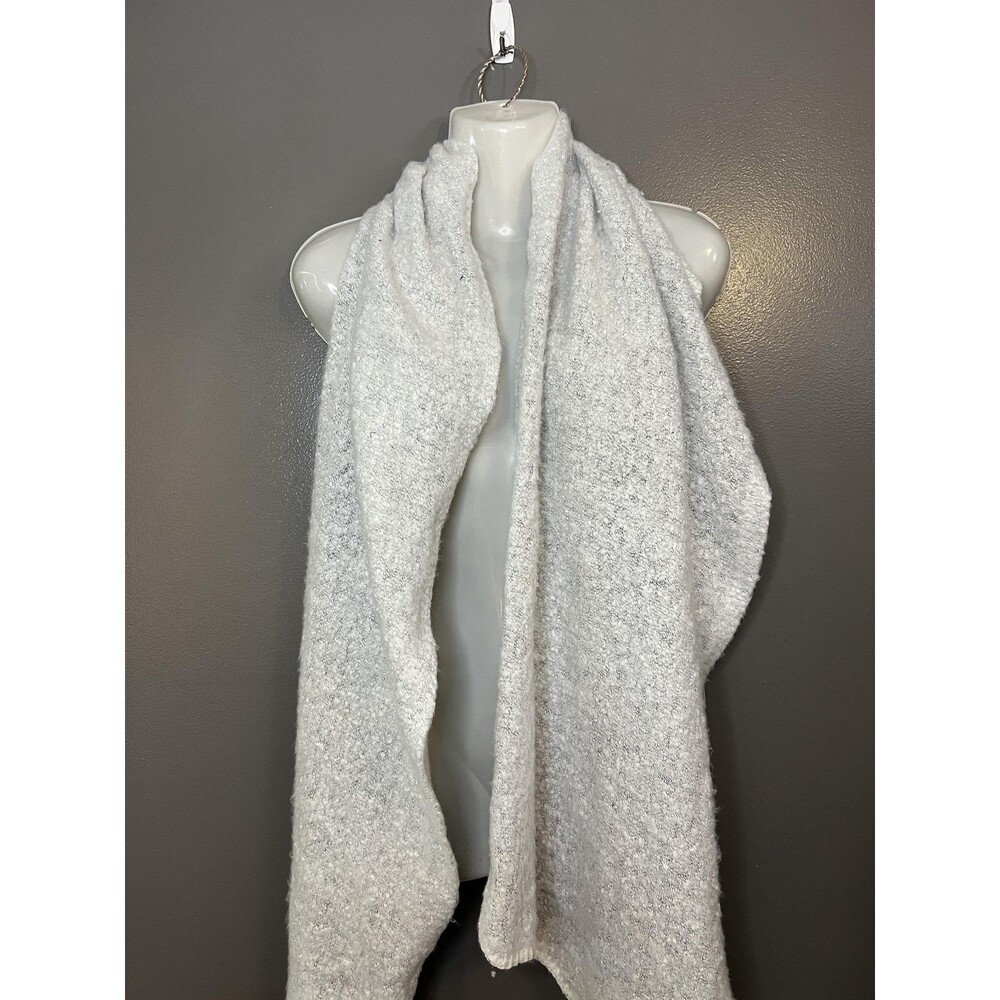 Marcus Adler Shawl Wrap Womens One Size Gray Knit Rectangle Scarf Cozy Winter